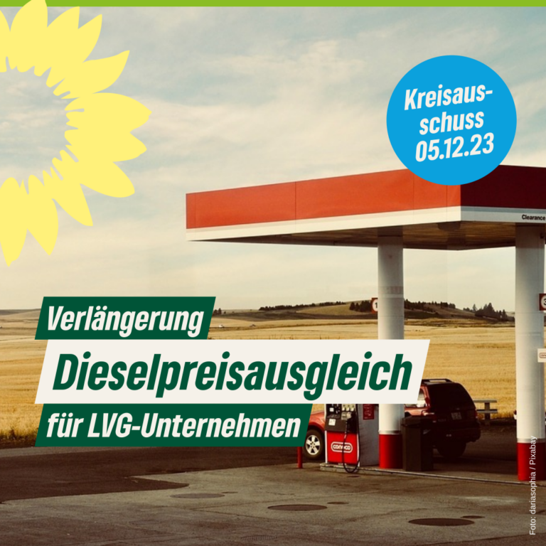 Dieselpreisausgleich für LVG-Unternehmen