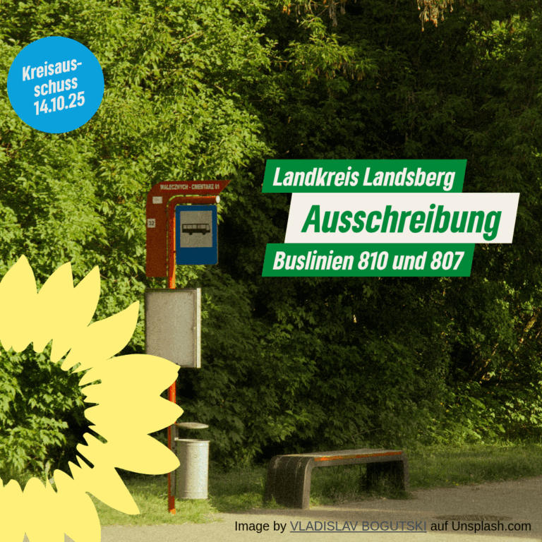 ÖPNV-Ausbau im Landkreis Landsberg: Neue Ausschreibung für Buslinien 810 und 807